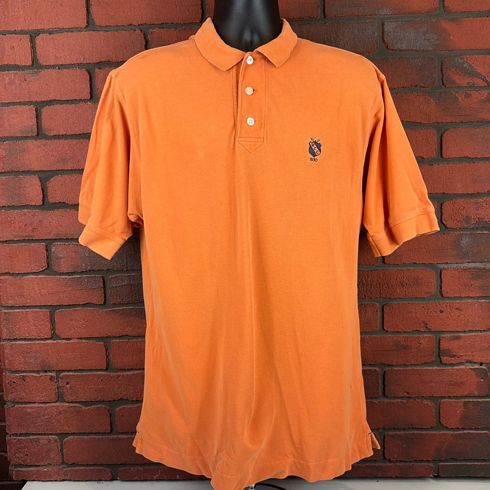 Cutter & Buck Polo Shirt‎ Mens Large Orange